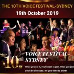 The 10th Voice Festival-Sydney on the Saturday 19th October 2019 at The Seymour Centre